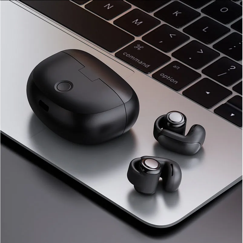 Ear Clip Wireless Headphones, High-looking Headphones, Long Battery Life, Surround Sound, High-quality Headphones, Universal for Men and Women, Sports, Running, Not Easy to Fall Off, Touch-controlled