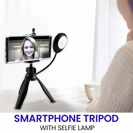 Earldom (ET-ZP15) 360 Degree Rotate Mini Smartphone Tripod with Selfie Lamp