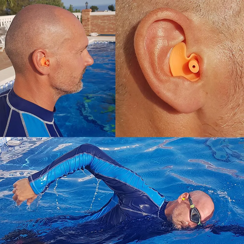 Earplugs for Swimming. Adult Size.