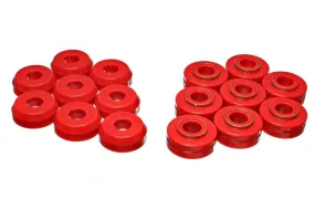 Energy Suspension Fd Bronco Body Mount Set - Red