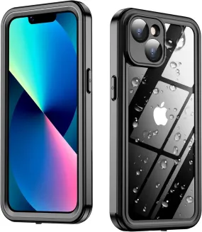 Entronix Waterproof Case for Apple iPhone 13 Case, Full Body Shockproof with Built In Screen Protector, Heavy Duty Cover