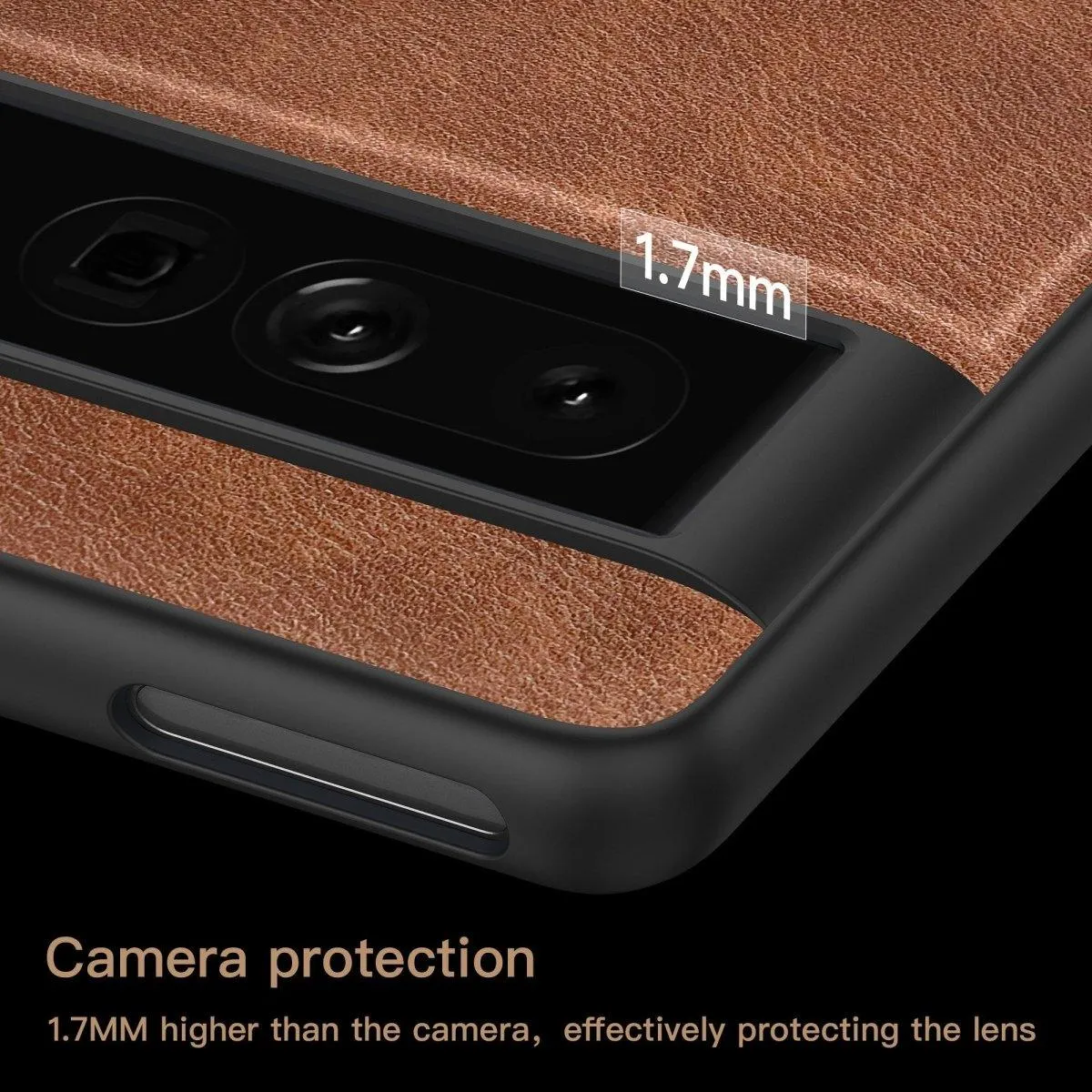 Eveni Premium Leather Scratch-Resistant Case for Google Pixel 7 and 7 Pro