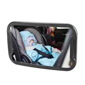 Extra-Large Rear-Facing Baby Car Mirror, 360° Pivot, GOMINIMO