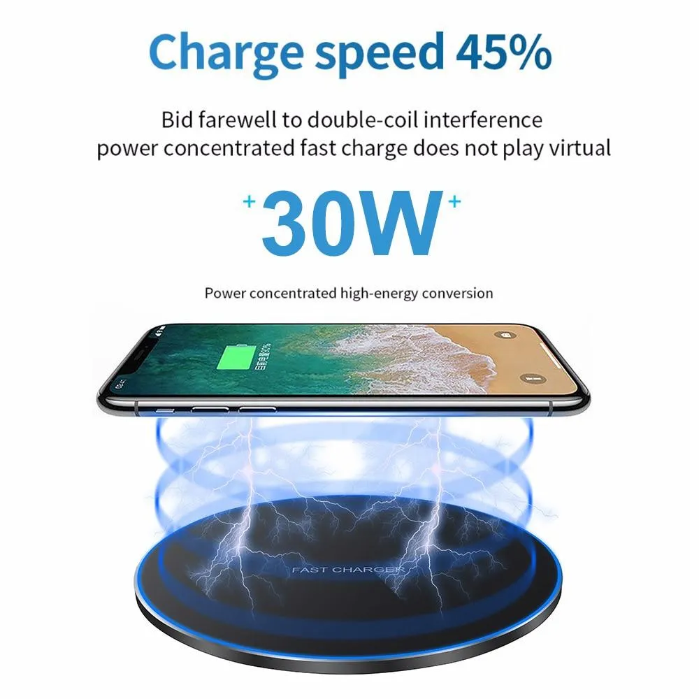 Fast Charging 30W Wireless Charging Pad