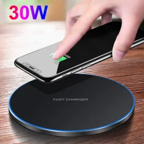 Fast Charging 30W Wireless Charging Pad