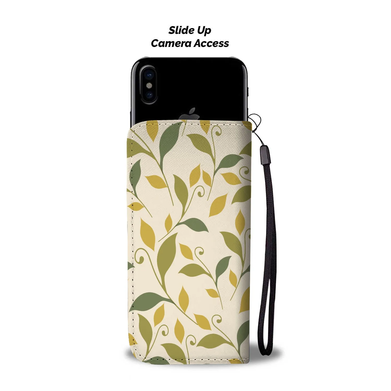 Floral & Butter Phone Wallet Case