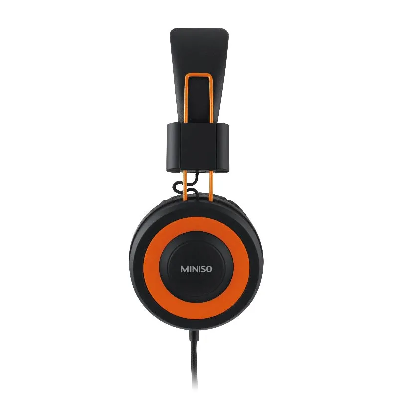 Foldable Head Phone (Orange Black)