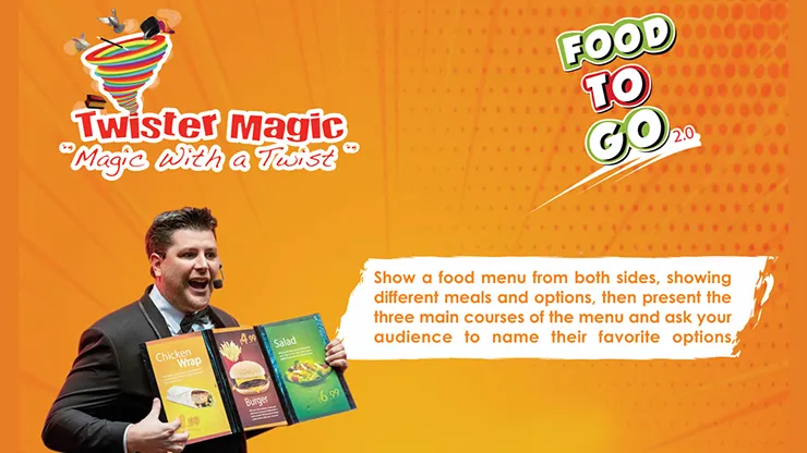 Food To Go 2.0 by George Iglesias and Twister Magic - Trick