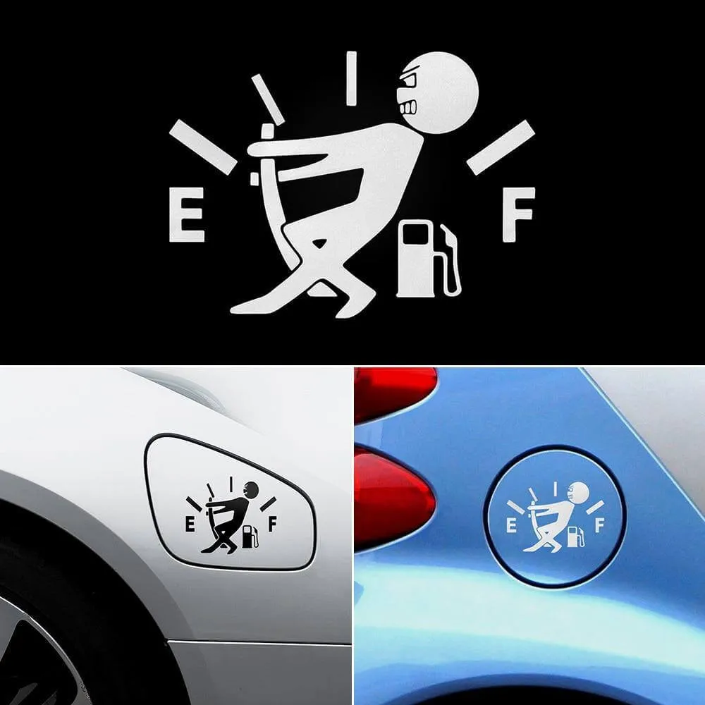 Funny Fuel Man Car Sticker