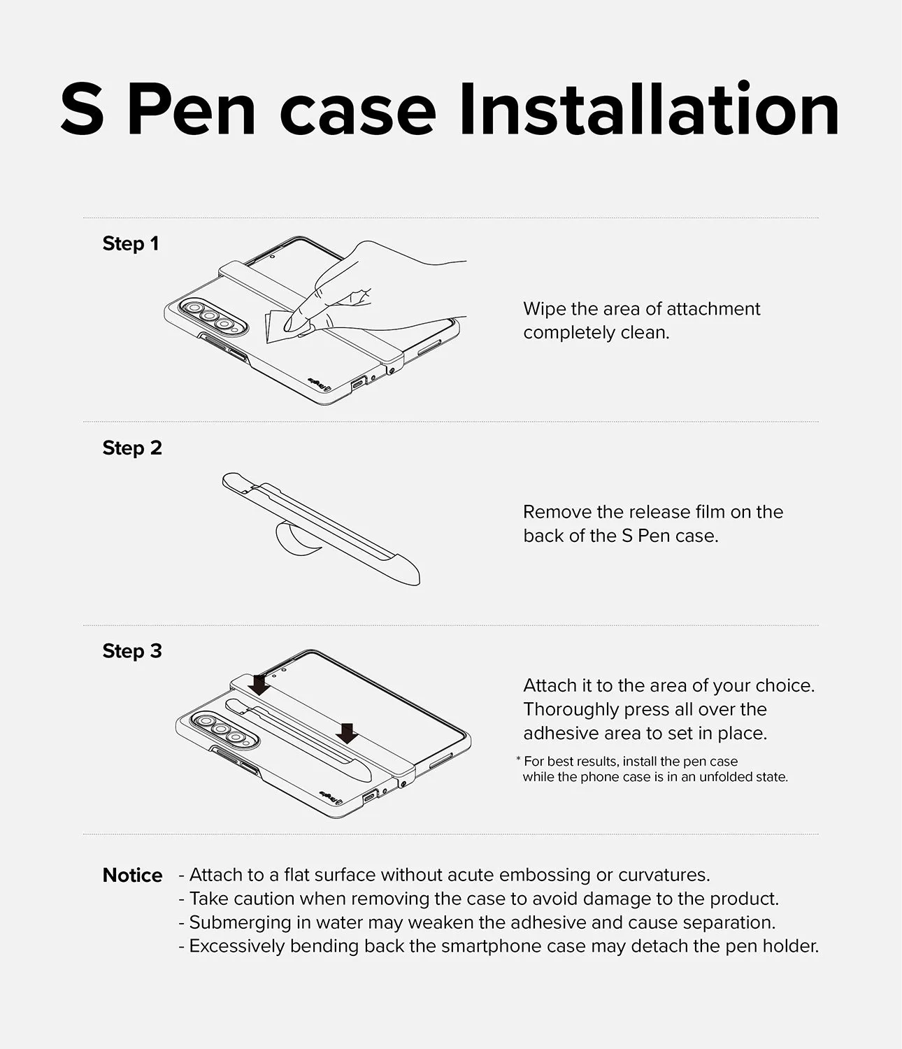 Galaxy Z Fold 4 Case | Slim Hinge