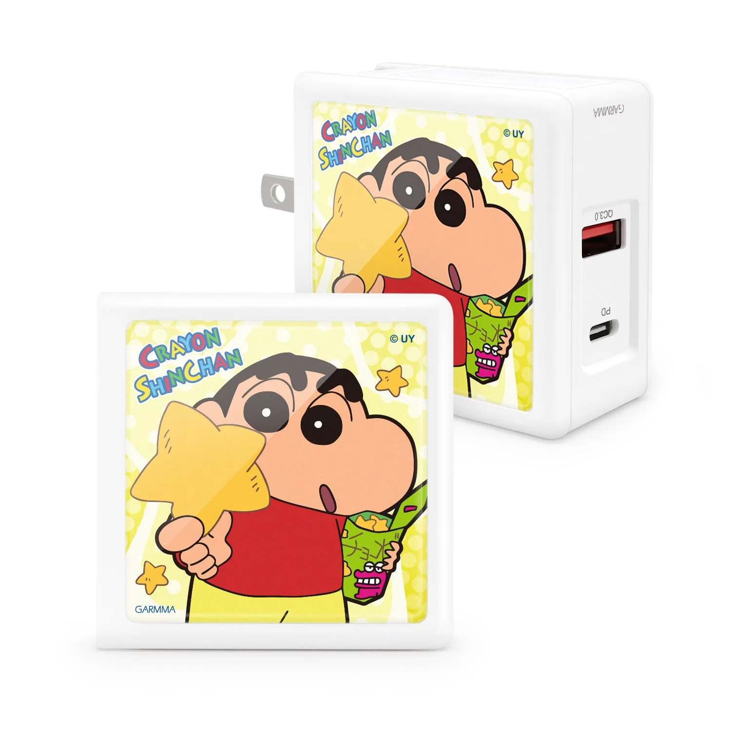 GARMMA Crayon Shin-chan Dual Ports GaN 65W PD Fast Charger