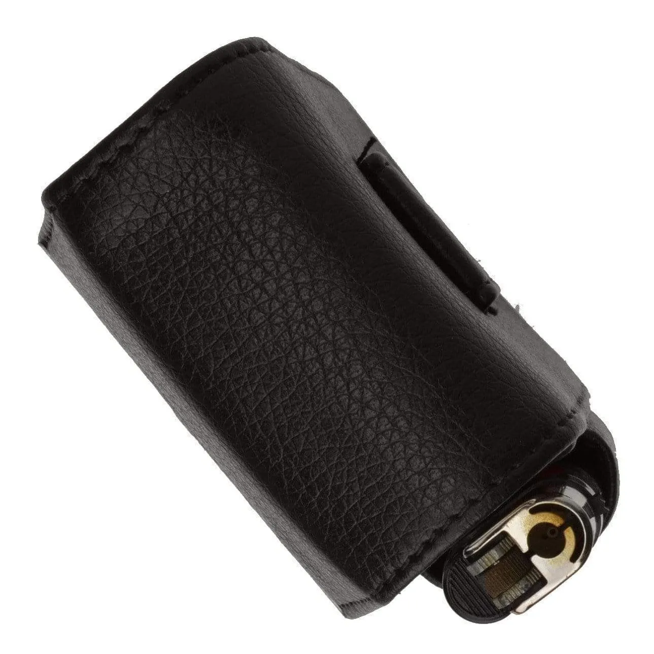 Genuine Leather Cigarette Case Holder with Lighter Pocket 92812 (C)