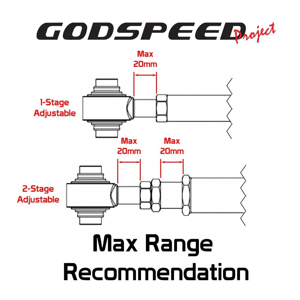 Godspeed Trailing Arms Dodge Charger (2006-2022) Rear w/ Spherical Bearing