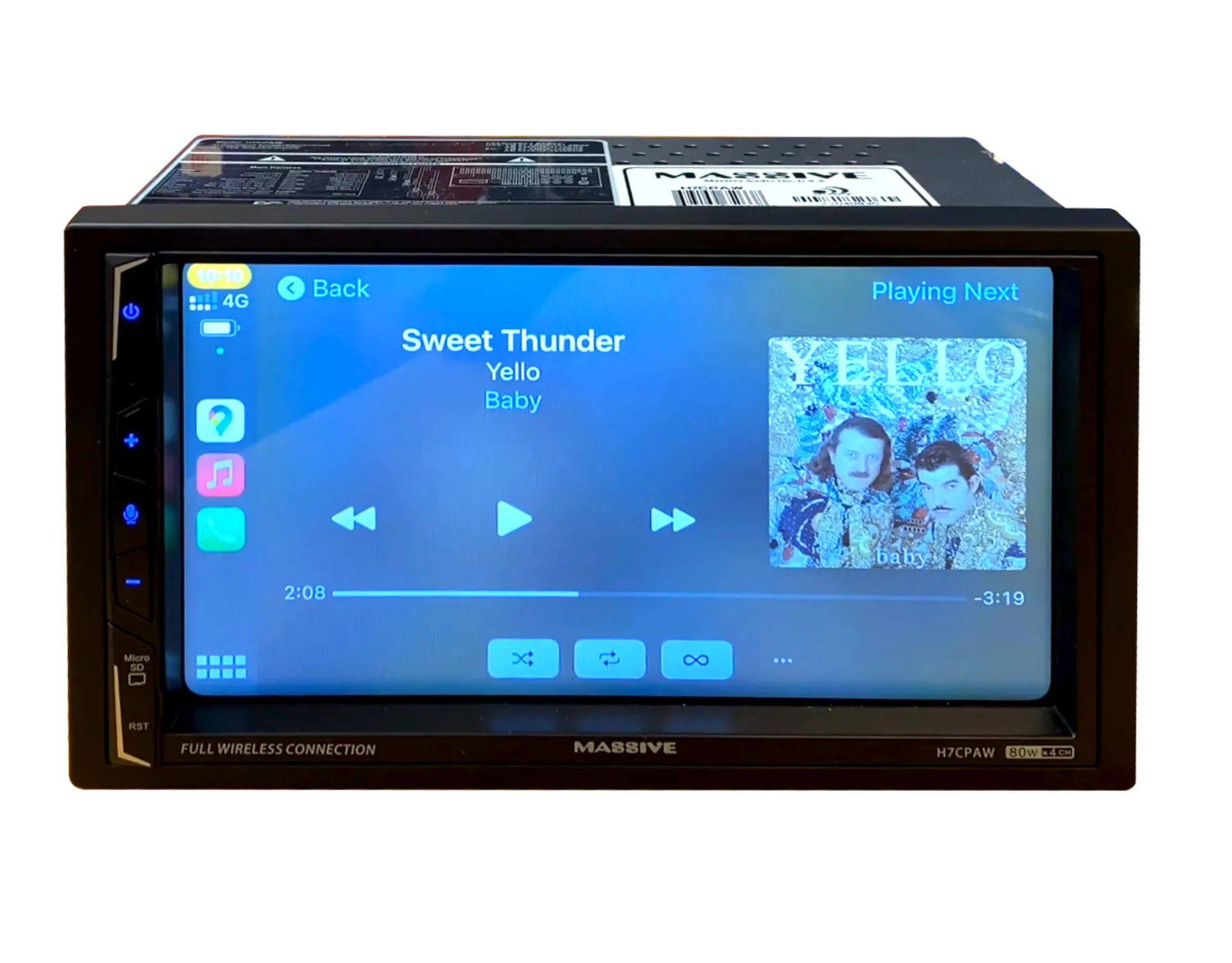 H7CPAW - 7" VIDEO HEAD UNIT | CarPlay, Android, MP3, Bluetooth, AM/FM Radio