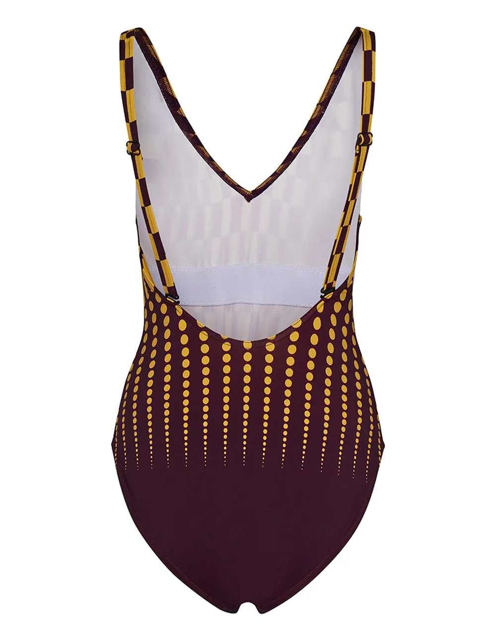 Halterneck Swimsuit With Open Back