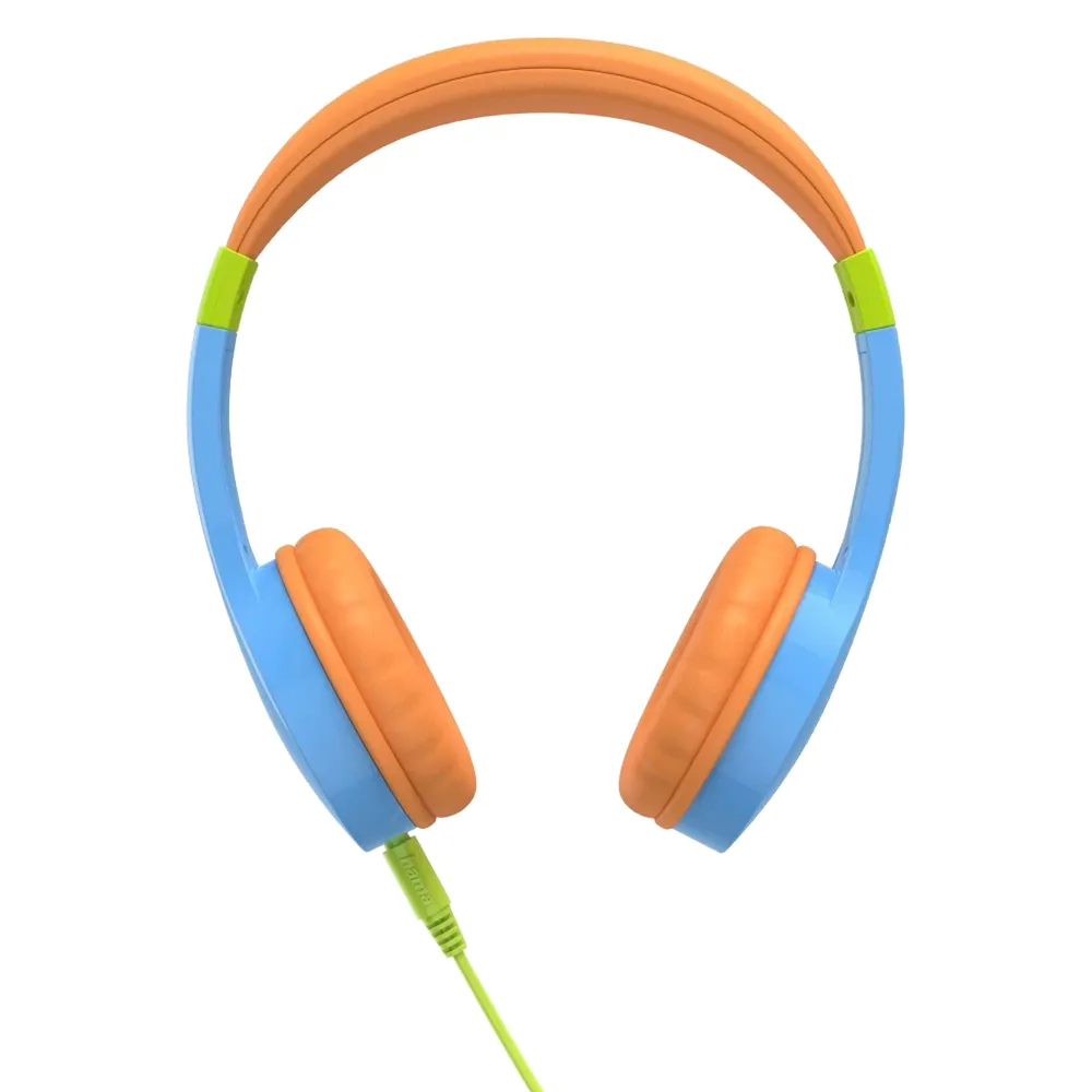 Hama Kids Guard Over-Ear Children's Wired Headphone - Blue & Orange | 468314