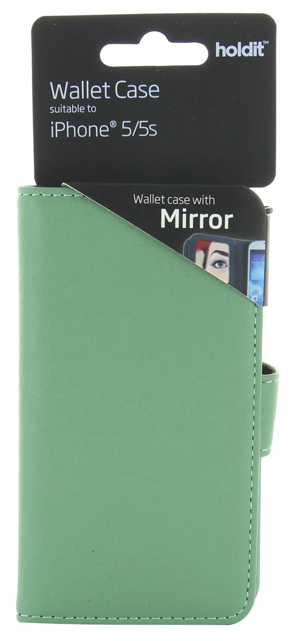 Holdit Wallet Case Mirror Croc Series for iPhone 5/5S/5SE (6 Card Pockets)