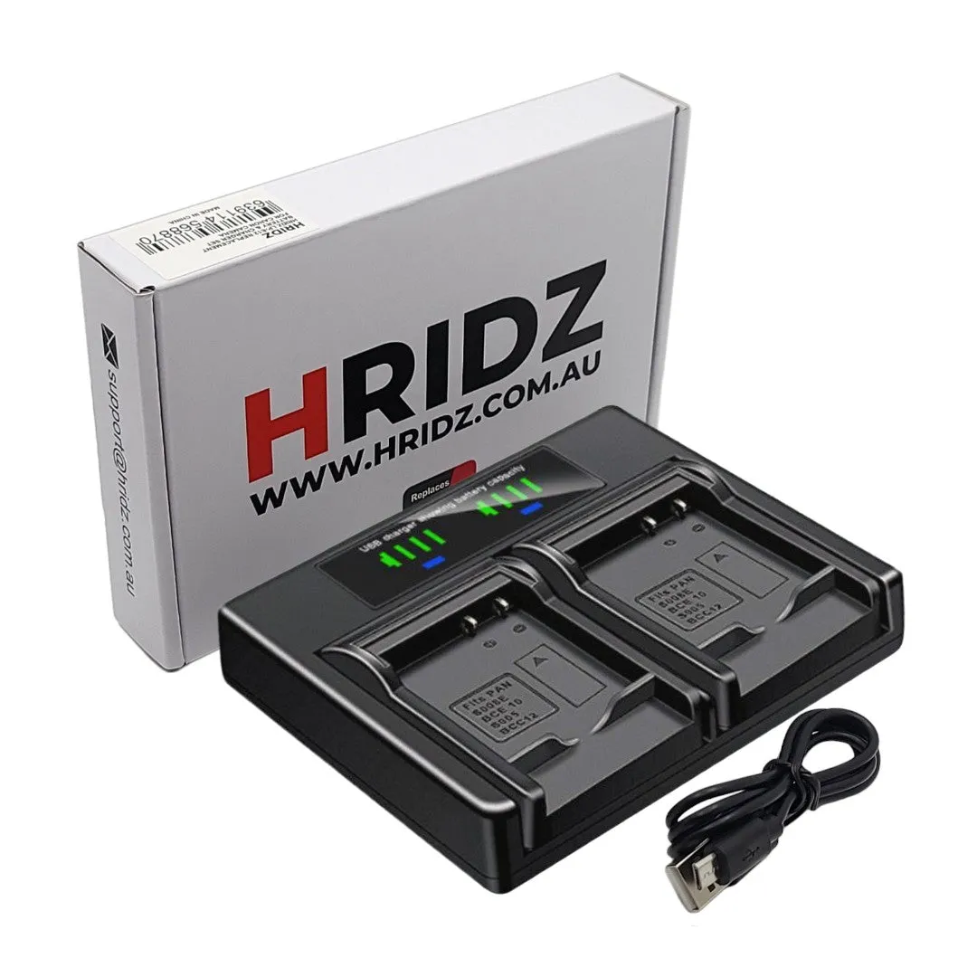 Hridz FD1 Dual Charger For Sony NP-BD1 FD1 BC-CSD DSC-T90 T200 T300 T500 T700 T900 TX1