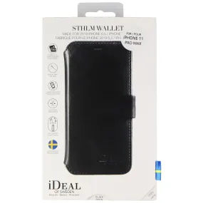 iDeal of Sweden STHLM Wallet Series Case for Apple iPhone 11 Pro Max - Black