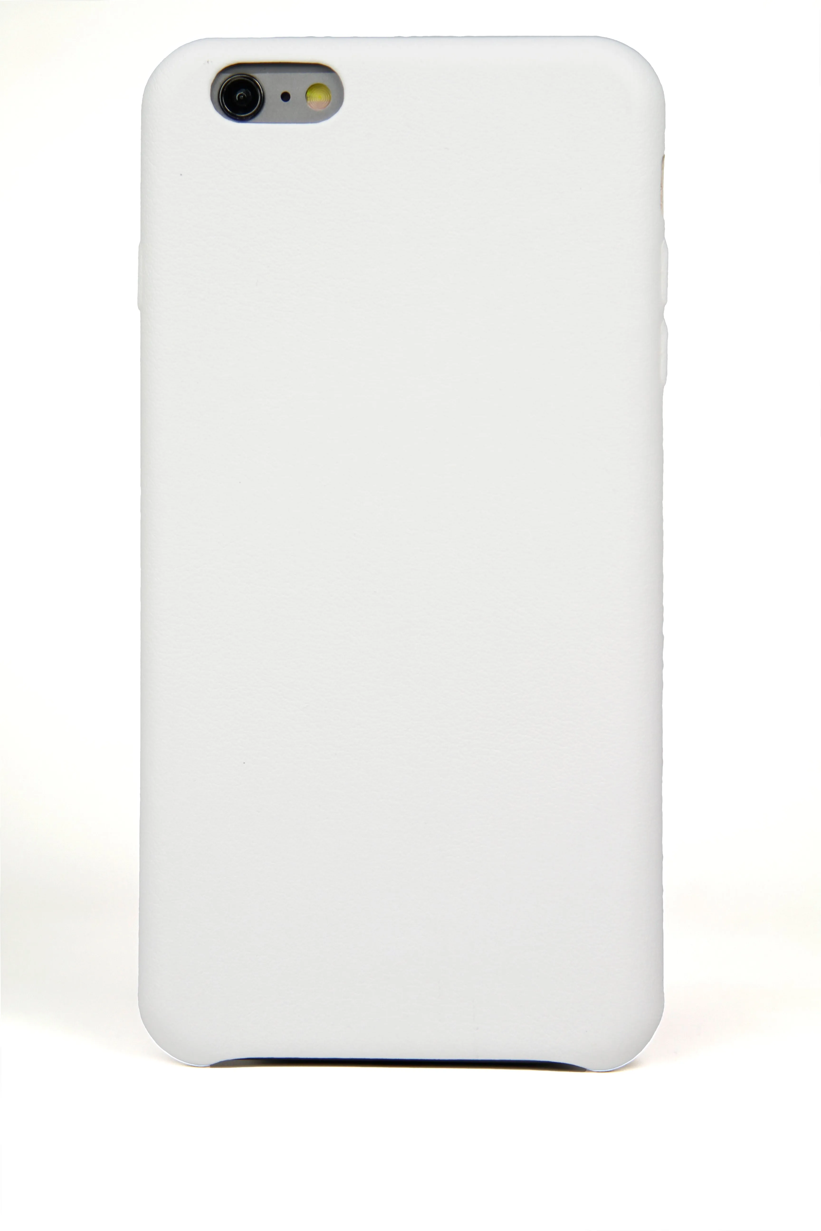 iPhone 6 Plus Case, White Leather