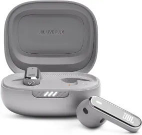 Jbl Live Flex True Wireless Noise Cancelling Earbuds Silver - 6925281960840