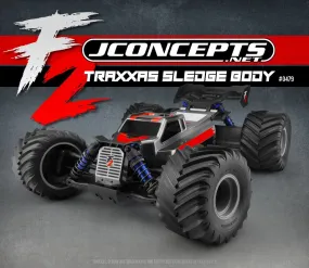 JConcepts F2 Monster Truck Body for Traxxas Sledge (Clear) - JCO0479