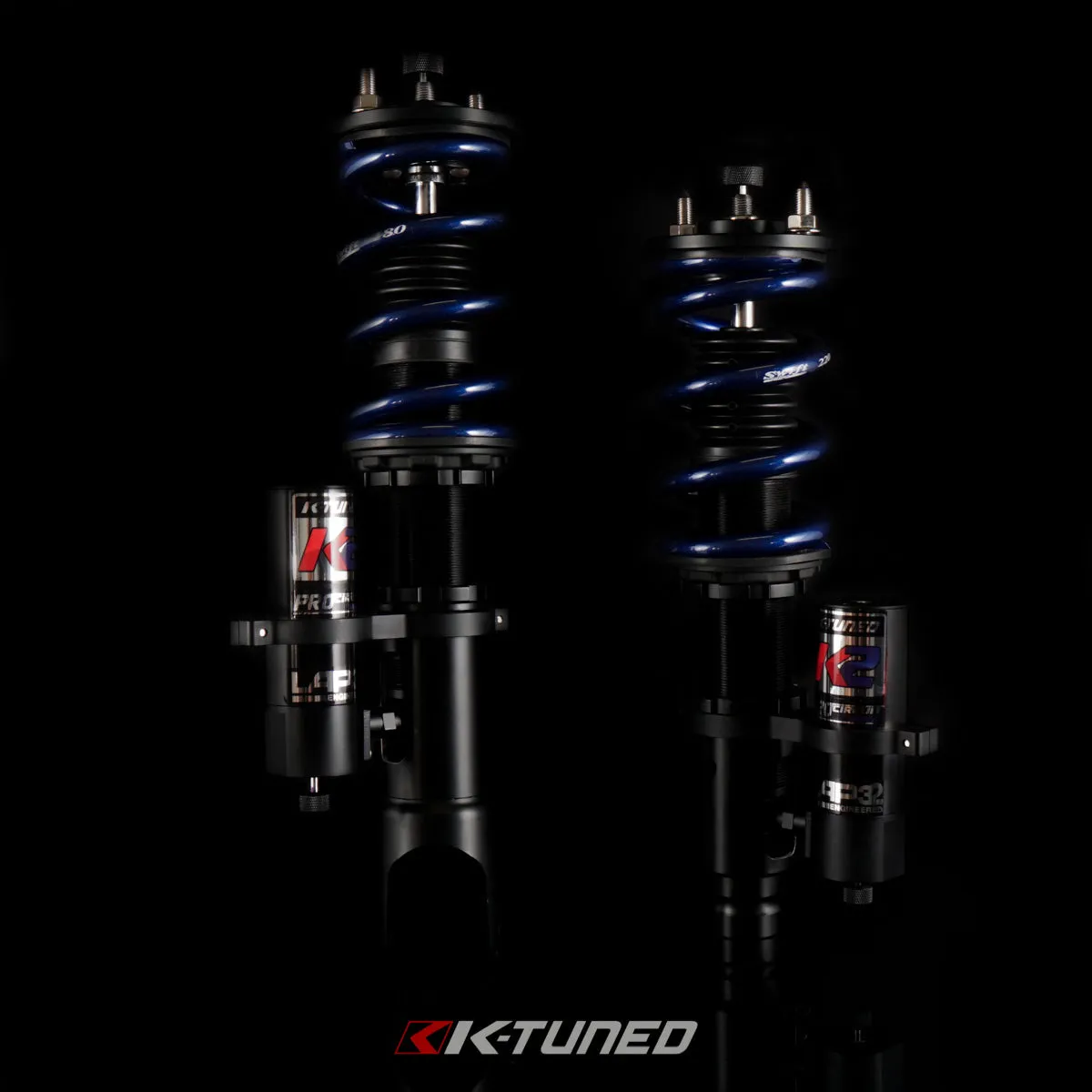 K-Tuned K2 Pro Circuit Coilovers 2 Way - 94-01 Integra, 92-00 Civic, EG/EK/DC2. K-Tuned Springs 20K Front / 16K Rear - KTD-K22-EG