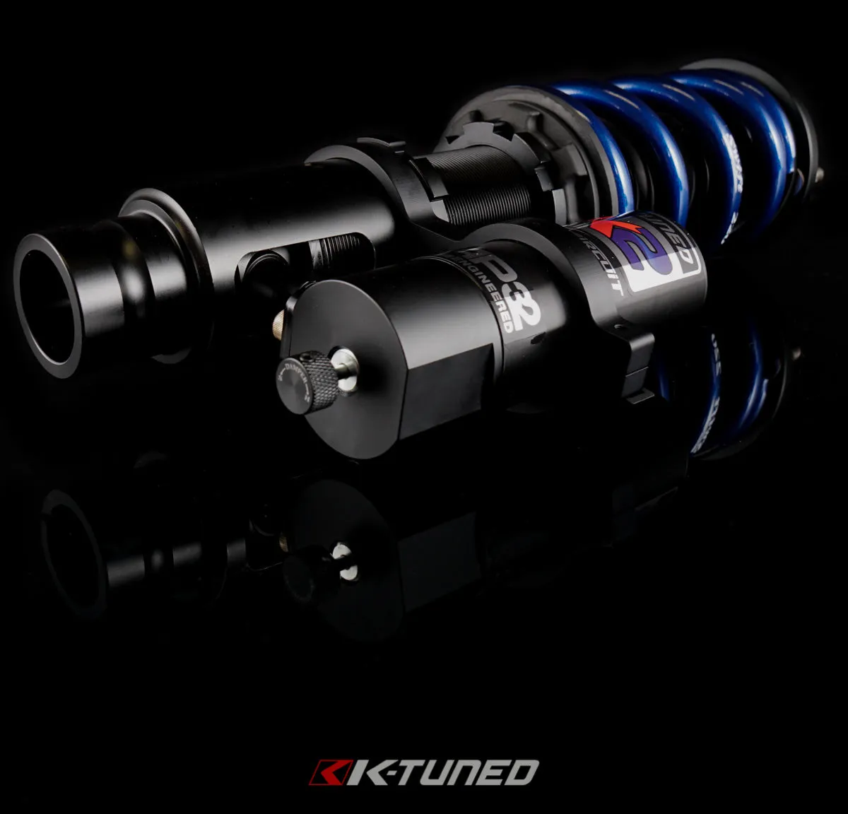 K-Tuned K2 Pro Circuit Coilovers 2 Way - 94-01 Integra, 92-00 Civic, EG/EK/DC2. K-Tuned Springs 20K Front / 16K Rear - KTD-K22-EG