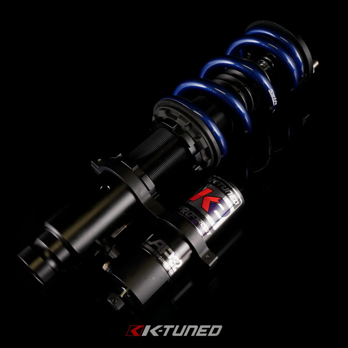 K-Tuned K2 Pro Circuit Coilovers 2 Way - 94-01 Integra, 92-00 Civic, EG/EK/DC2. K-Tuned Springs 20K Front / 16K Rear - KTD-K22-EG