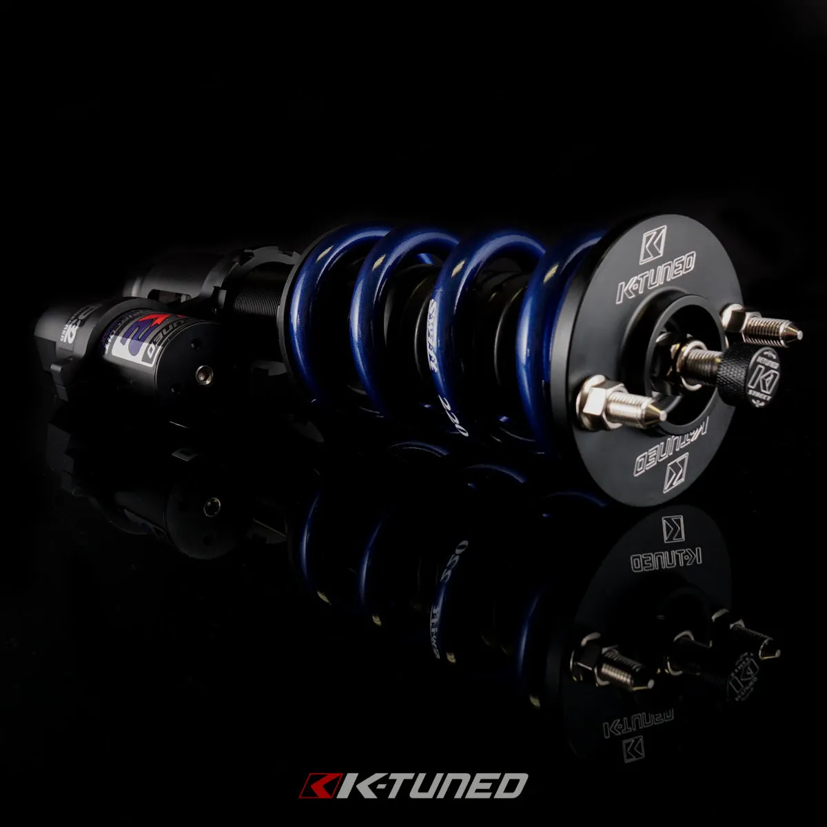 K-Tuned K2 Pro Circuit Coilovers 2 Way - 94-01 Integra, 92-00 Civic, EG/EK/DC2. K-Tuned Springs 20K Front / 16K Rear - KTD-K22-EG