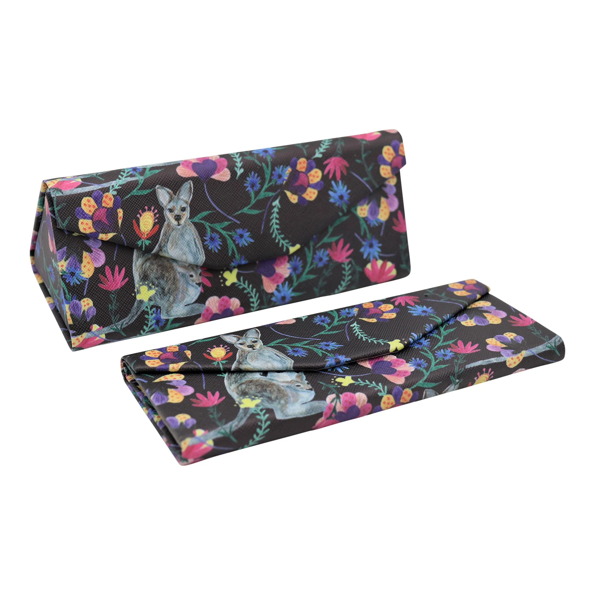 Kangaroo Glasses Case – Exotic Animals – Vegan Leather