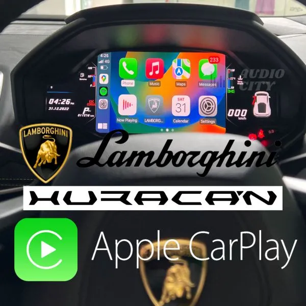 Lamborghini Huracan Apple Carplay & Android Auto Upgrade