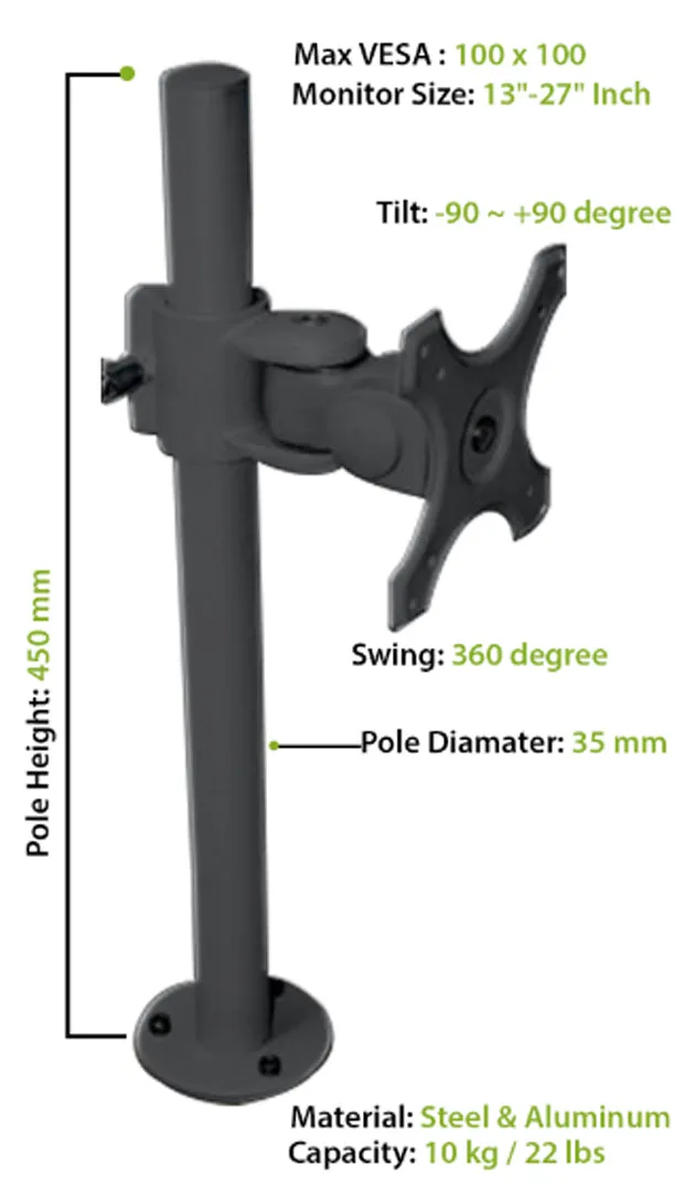 LCD Monitor Freestanding stand LMS-FT