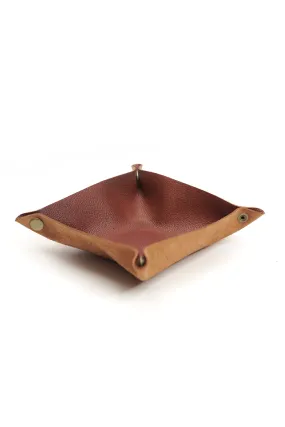 Leather Tray Organizer