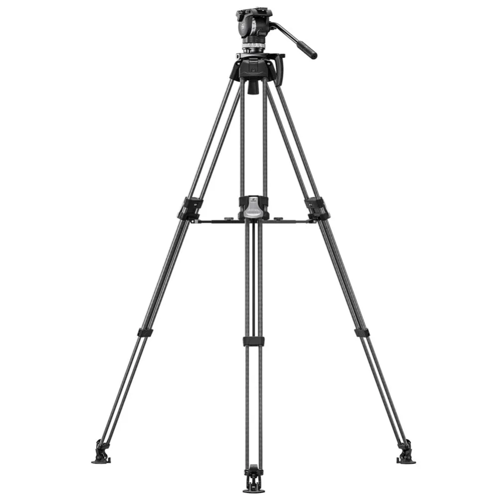 Leofoto LVF-163C FH-10 Professional Carbon Fibre Video Tripod with Fluid Video Head