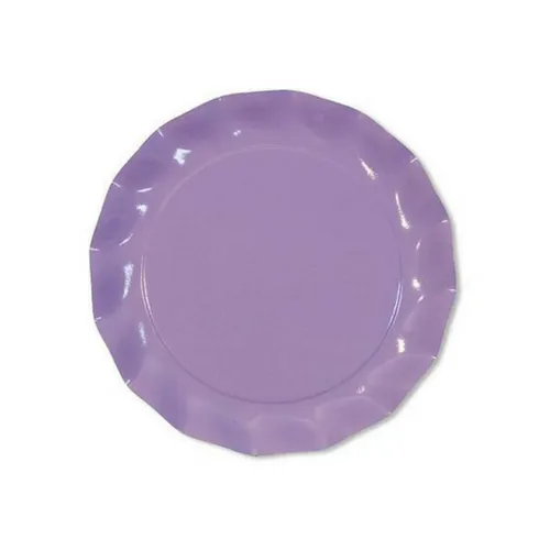 Lilac Ruffled Plates - 5 Size Options