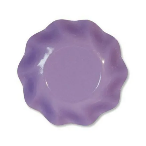 Lilac Ruffled Plates - 5 Size Options