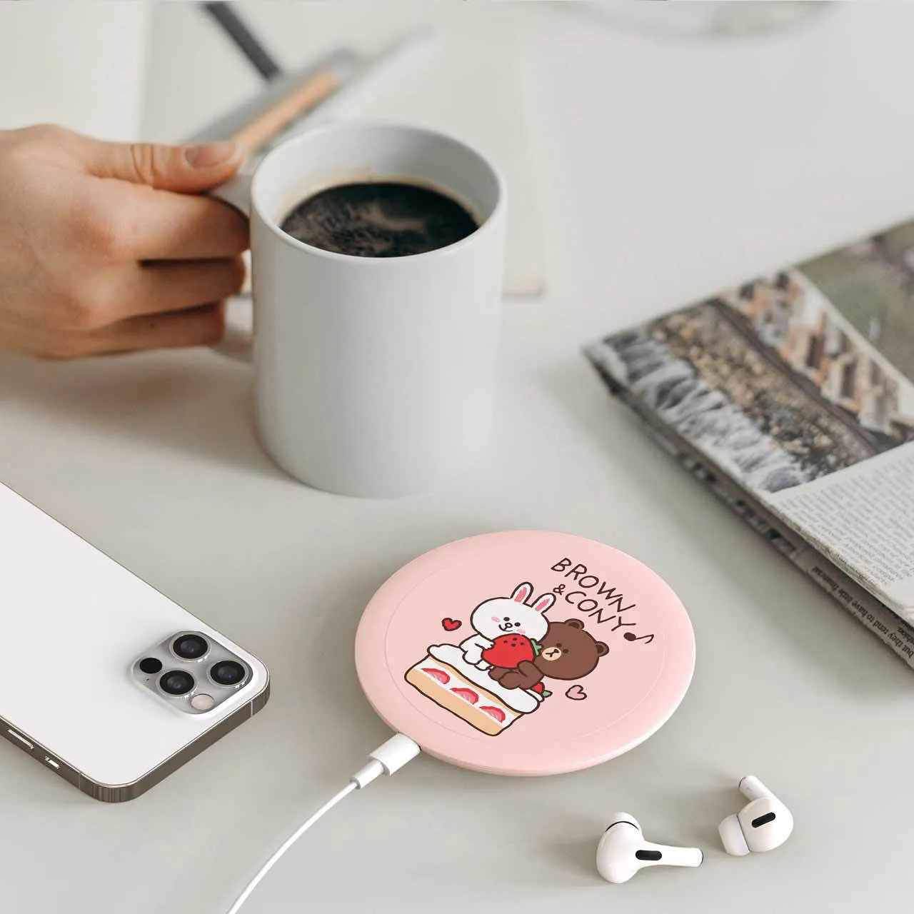 Line Friends 15W Wireless Charger