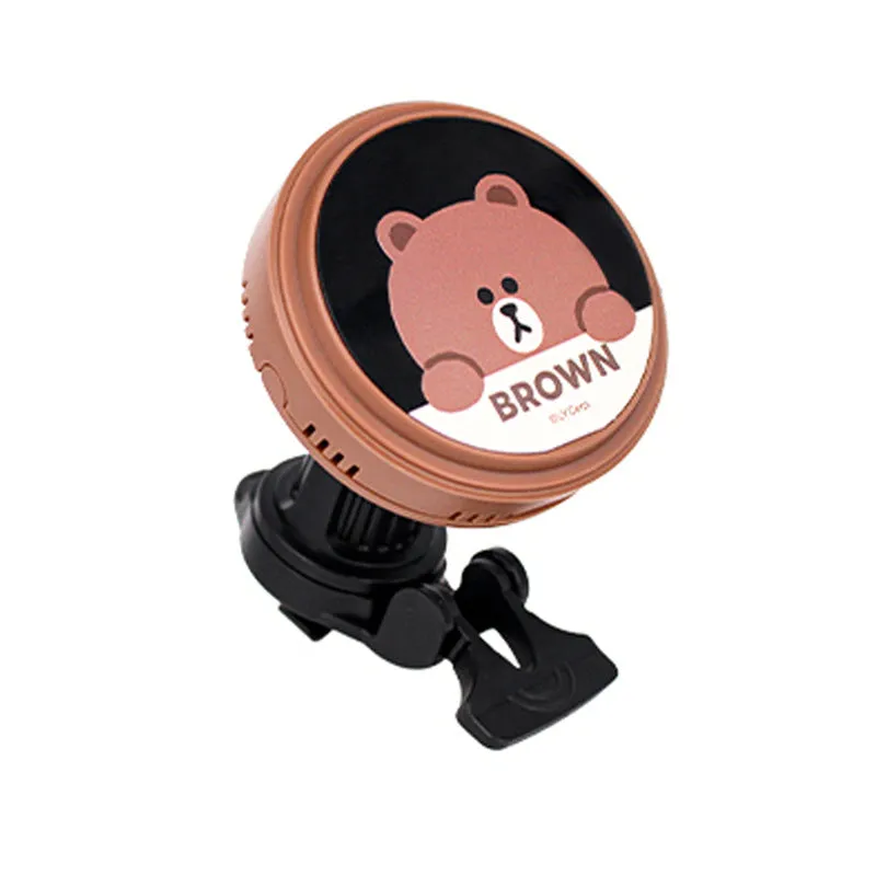 Line Friends Magnetic Car & Office Dual-use Portable Wireless Charger