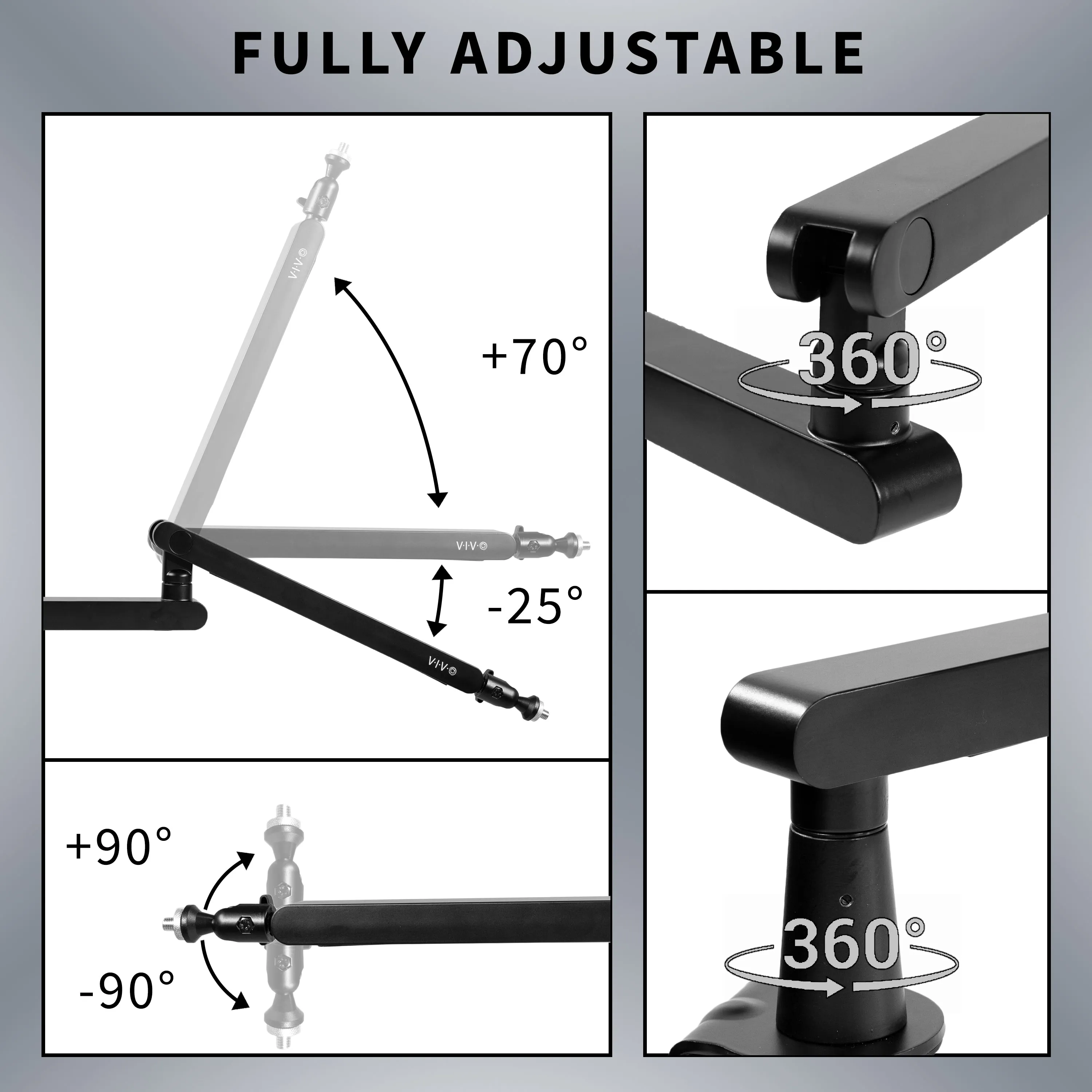 Low Height Microphone Desk Mount