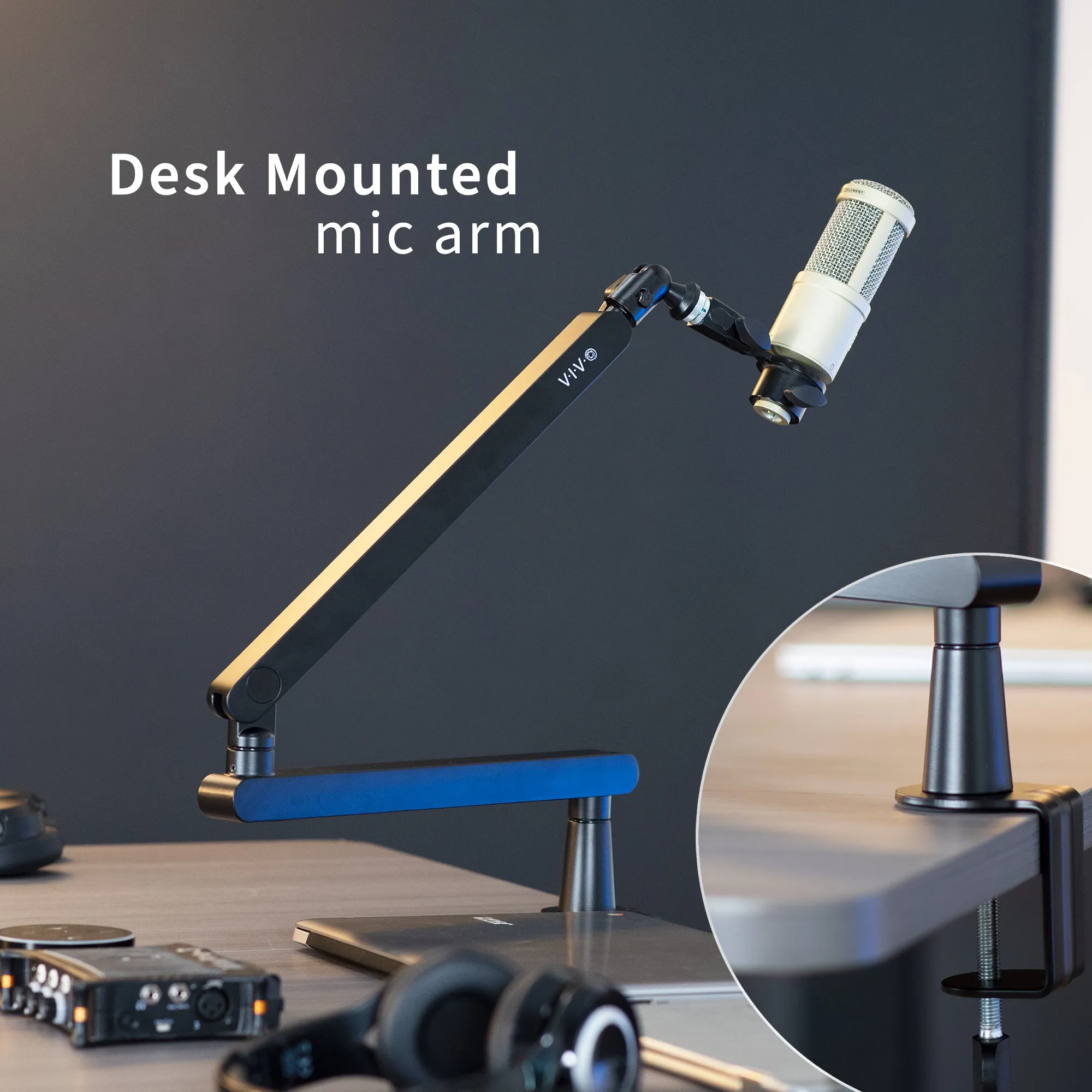 Low Height Microphone Desk Mount