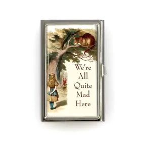 Lucy Lu Card Case: We Are All Quite Mad Here