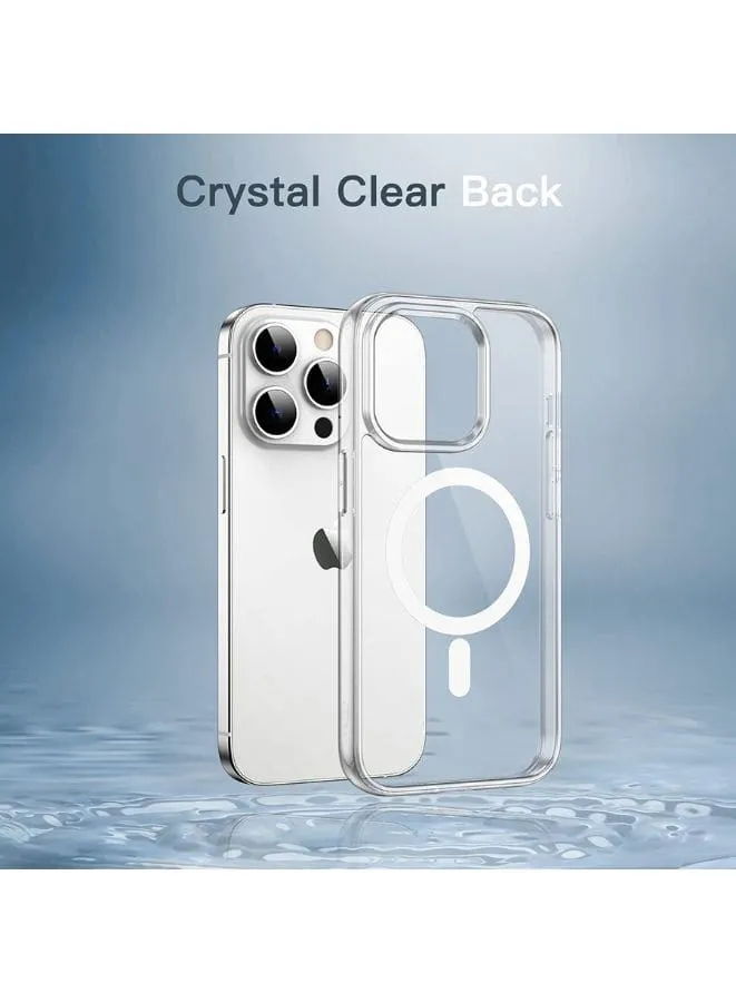 Magnetic Case Cover for iPhone 14 Pro Crystal Clear Shockproof Bumper Anti-Scratch, HD Crystal Clear Support All Accessories