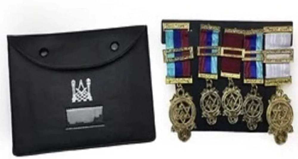 Masonic Regalia Pocket Jewel Holder / Wallet masonic Carry Case X Large