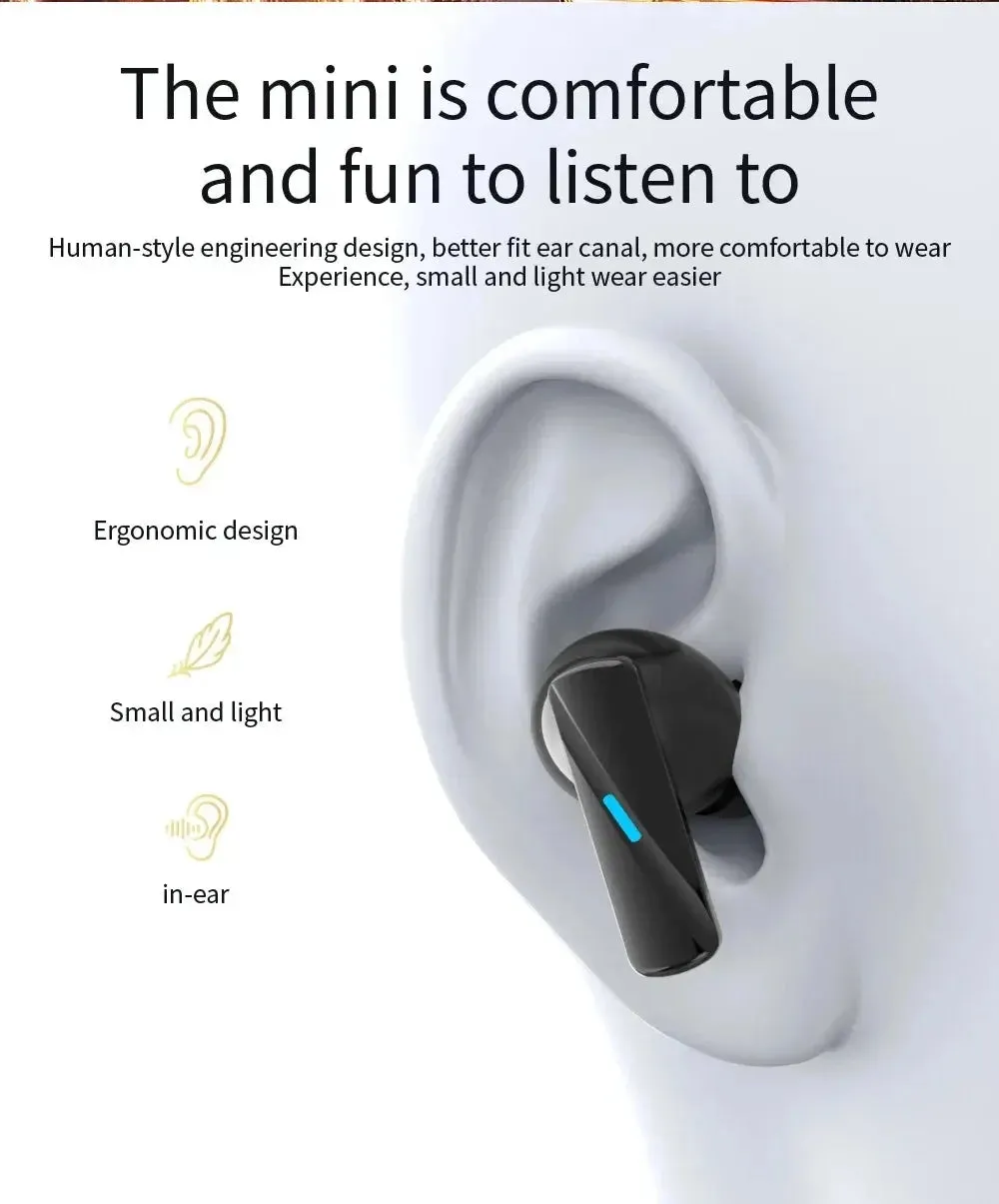 MIJIA Mate 50 Wireless TWS Bluetooth Headset Touch Control Mic Earbuds Noise Cancelling Hi-Fi Stereo Sports Gaming Earphones