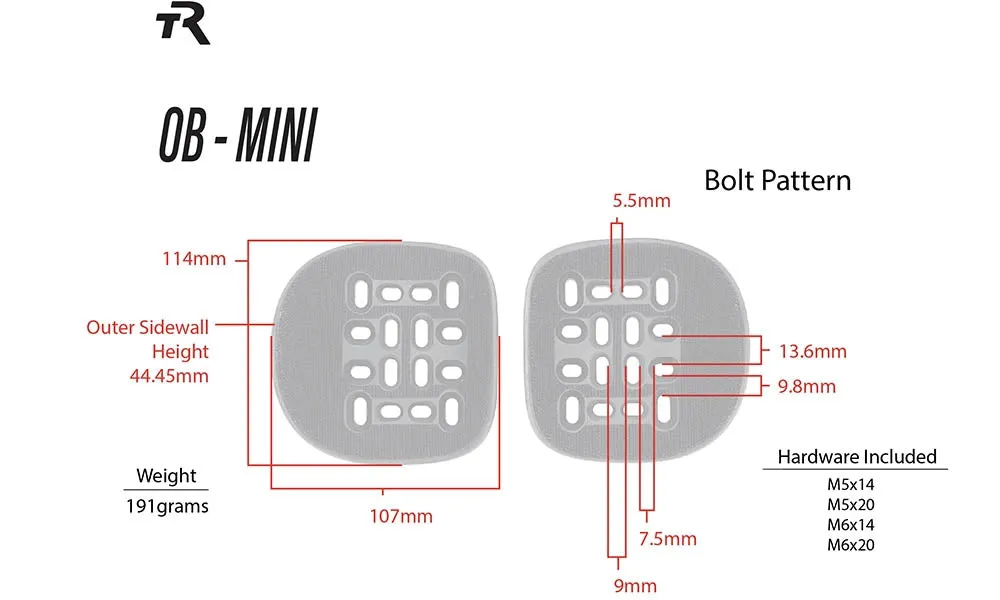 Mini Open Back Arm Cups