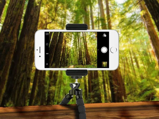 Mobile Smartphone Holder Tripod With Mobile Bluetooth Remote Ar-18