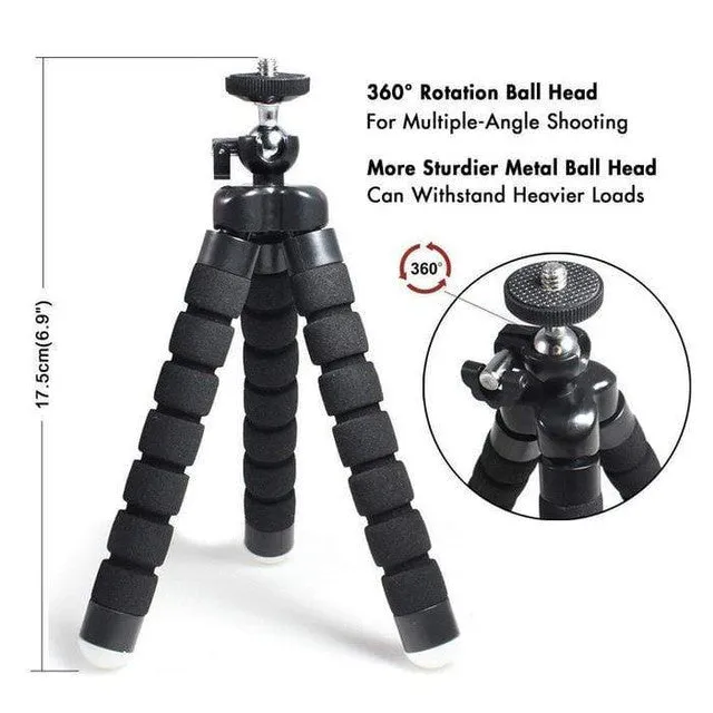 Mobile Smartphone Holder Tripod With Mobile Bluetooth Remote Ar-18