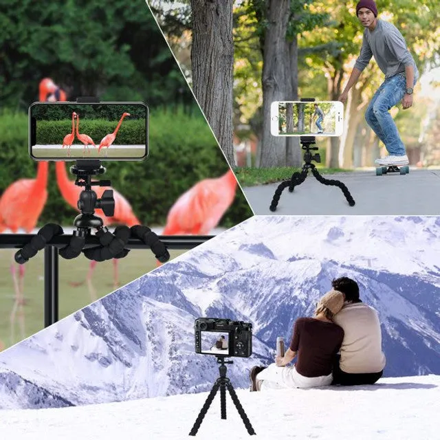 Mobile Smartphone Holder Tripod With Mobile Bluetooth Remote Ar-18