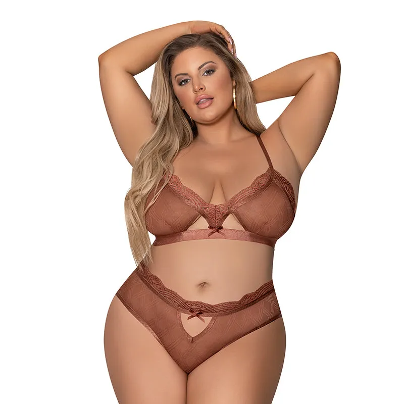 MS Caramel Kiss Bralette & Panty Car Que